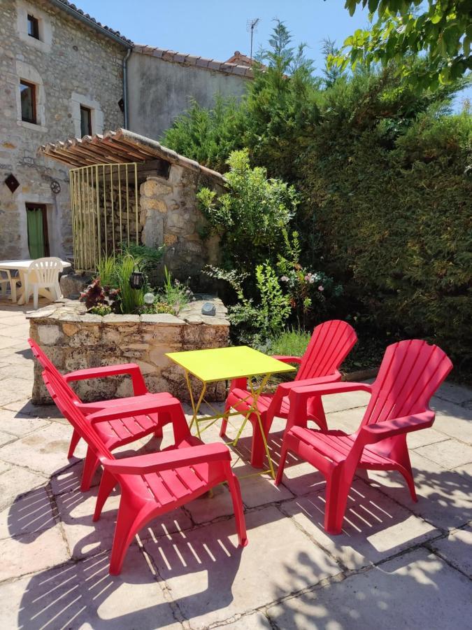 Ardeche Les Cigales, Studio Murier Piscine Partagee Grospierres Kültér fotó